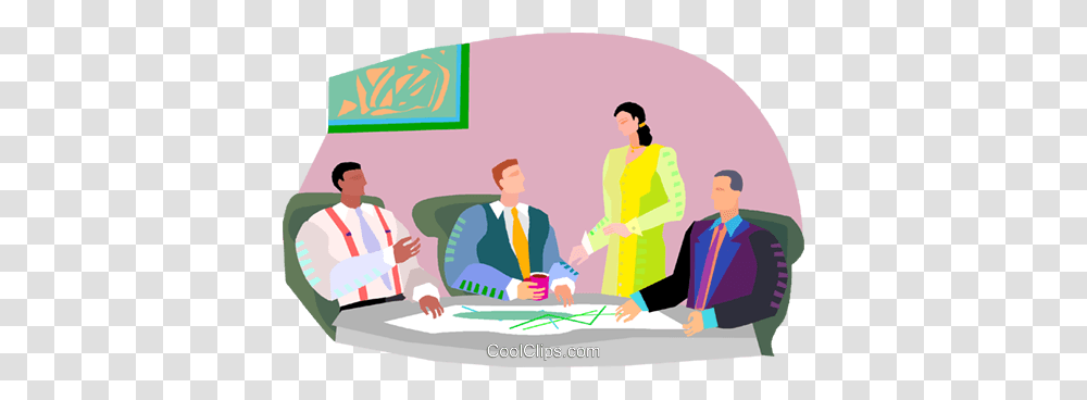 Meeting Comparing Ideas Royalty Free Vector Clip Art Illustration, Person, People, Shop, Worker Transparent Png