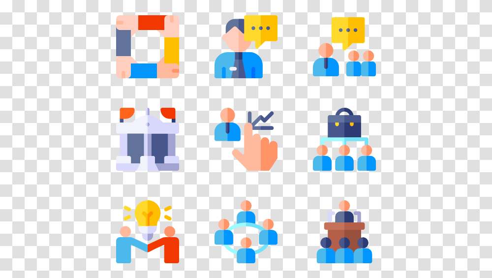 Meeting Icon 2d Flat, Audience, Crowd, Speech Transparent Png