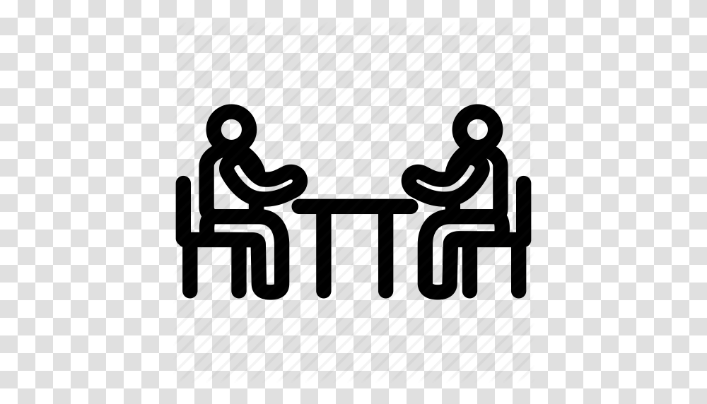Meeting People Sitting Table Talking Icon, Piano, Hurdle, Vehicle Transparent Png