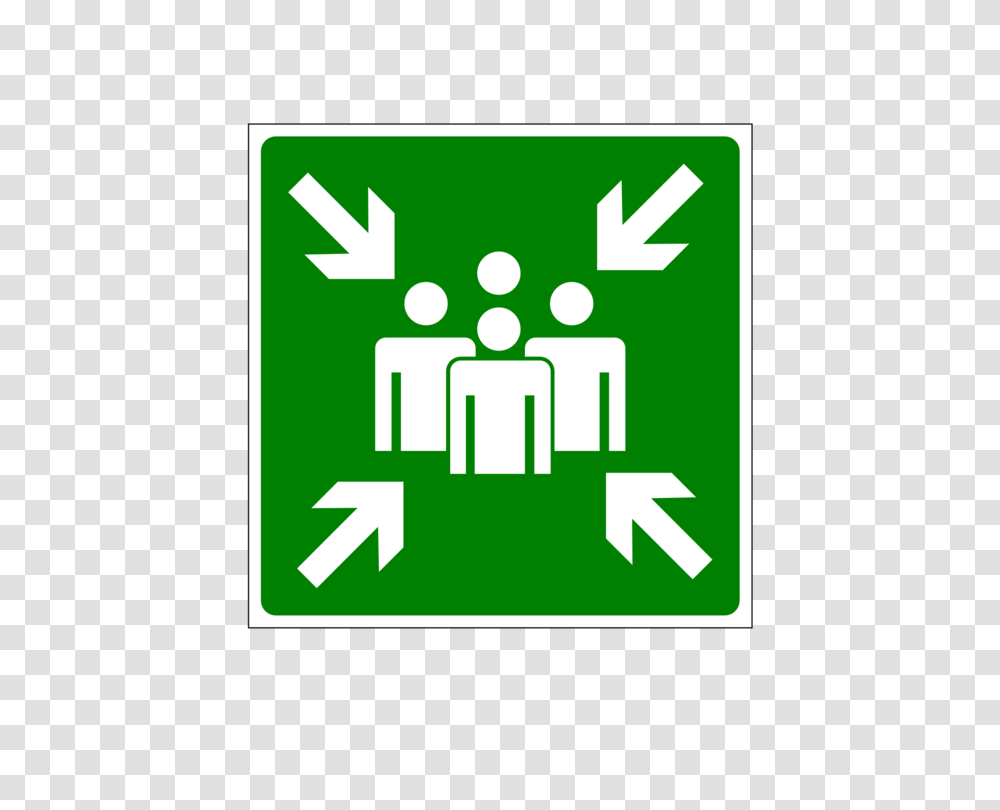 Meeting Point Computer Icons Emergency Evacuation Symbol Sign Free, Green, Road Sign, First Aid, Recycling Symbol Transparent Png