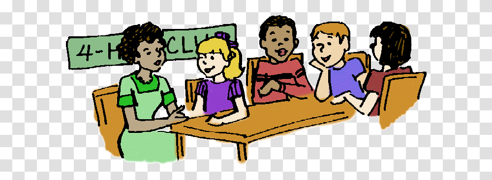 Meeting Student Pencil And Clipart Club, Person, Female, People, Sitting Transparent Png
