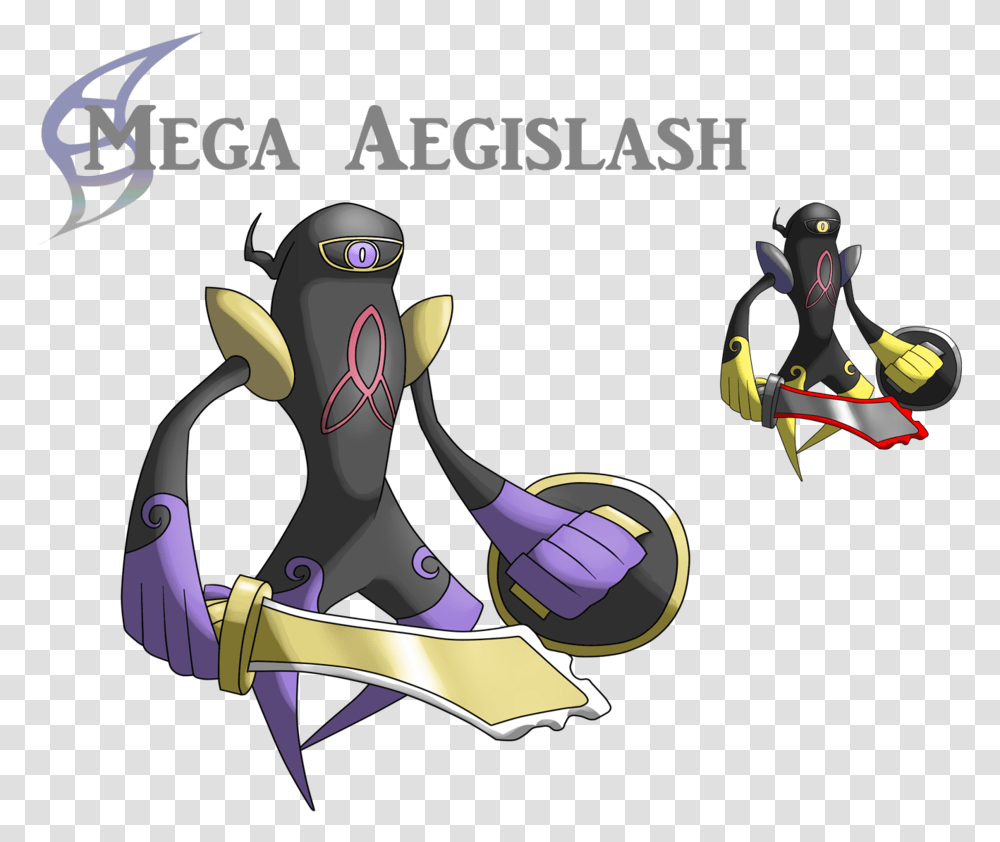 Mega Aegislash By Alphaxxi Pokemon Aegislash Mega Evolution, Ninja Transparent Png