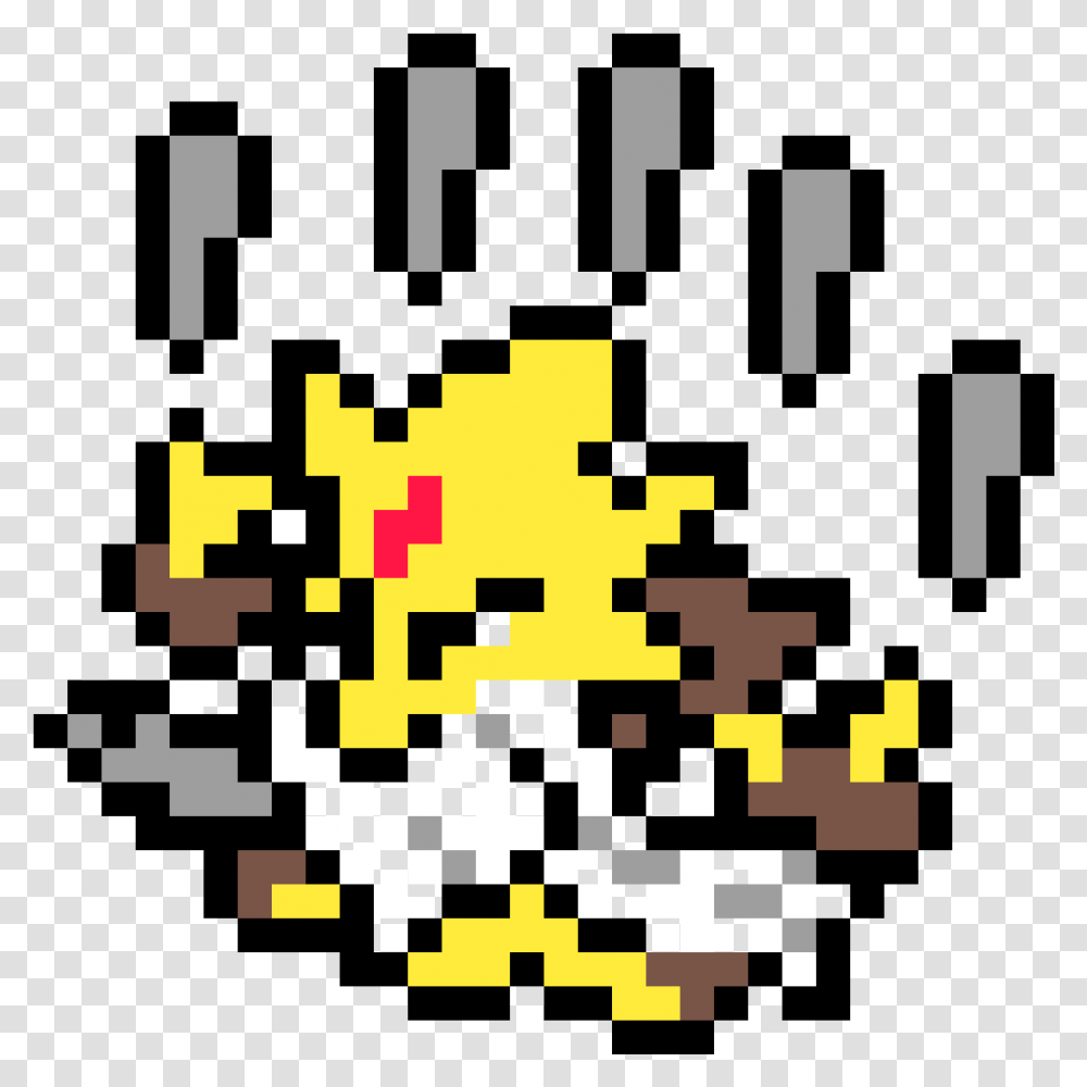 Mega Alakazam Pixel Art Image With Pixel Art Pokemon Mega Alakazam Transparent Png