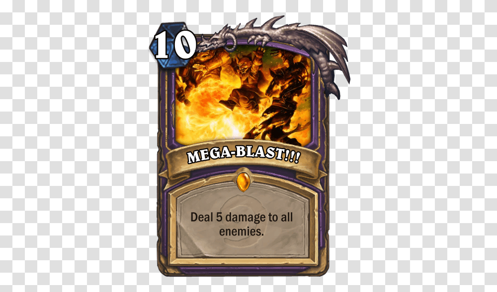 Mega Blast Hearthstone Wiki Custom Hearthstone Cards, Liquor, Alcohol, Beverage, Fire Transparent Png