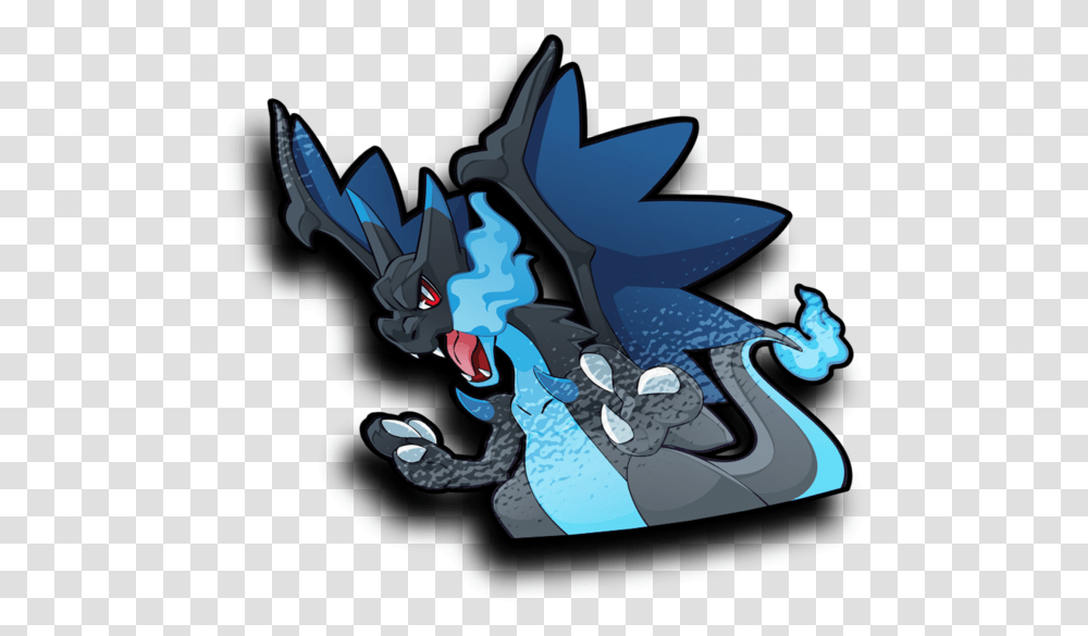 Mega Charizard Peeker Sticker Fictional Character, Statue, Sculpture, Art, Dragon Transparent Png