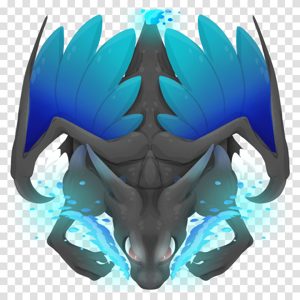 Mega Charizard X Mopeio Dragon Skin Remake Skins For Mope Io, Ornament, Statue, Sculpture, Art Transparent Png