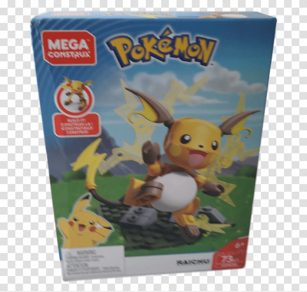 Mega Construx Pokemon Raichu, Disk, Dvd, Advertisement, Toy Transparent Png