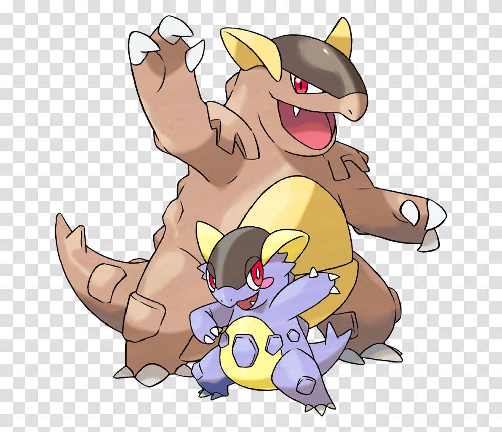 Mega Evolution Kangaskhan, Comics, Book, Person, Manga Transparent Png