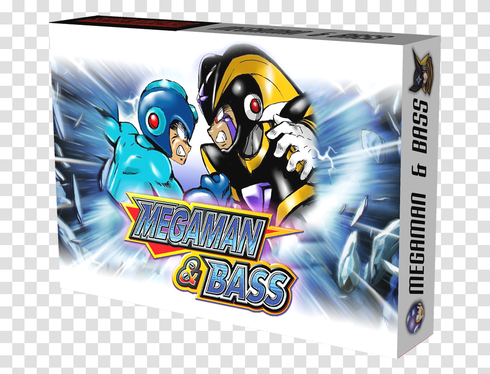 Mega Man Amp Bass, Helmet, Poster, Advertisement, Super Mario Transparent Png