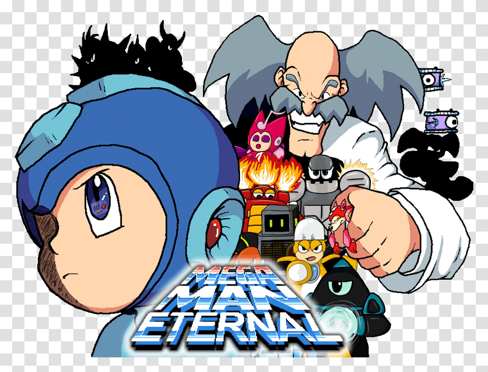 Mega Man Eternal, Comics, Book Transparent Png