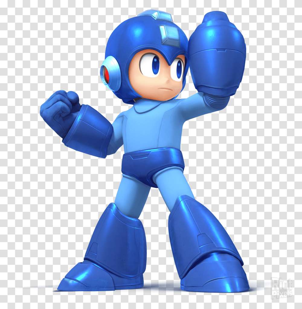 Mega Man Super Smash Bros, Toy, Robot Transparent Png