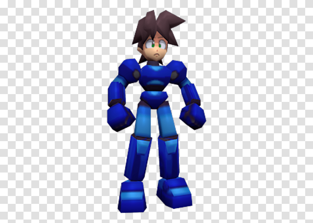 Mega Man Without Helmet, Toy, Robot Transparent Png