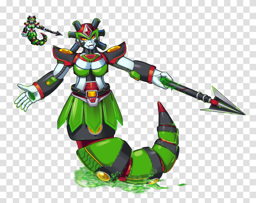 Mega Man X Unit Corrosive Nagaxid Just Like The Other, Toy, Costume Transparent Png