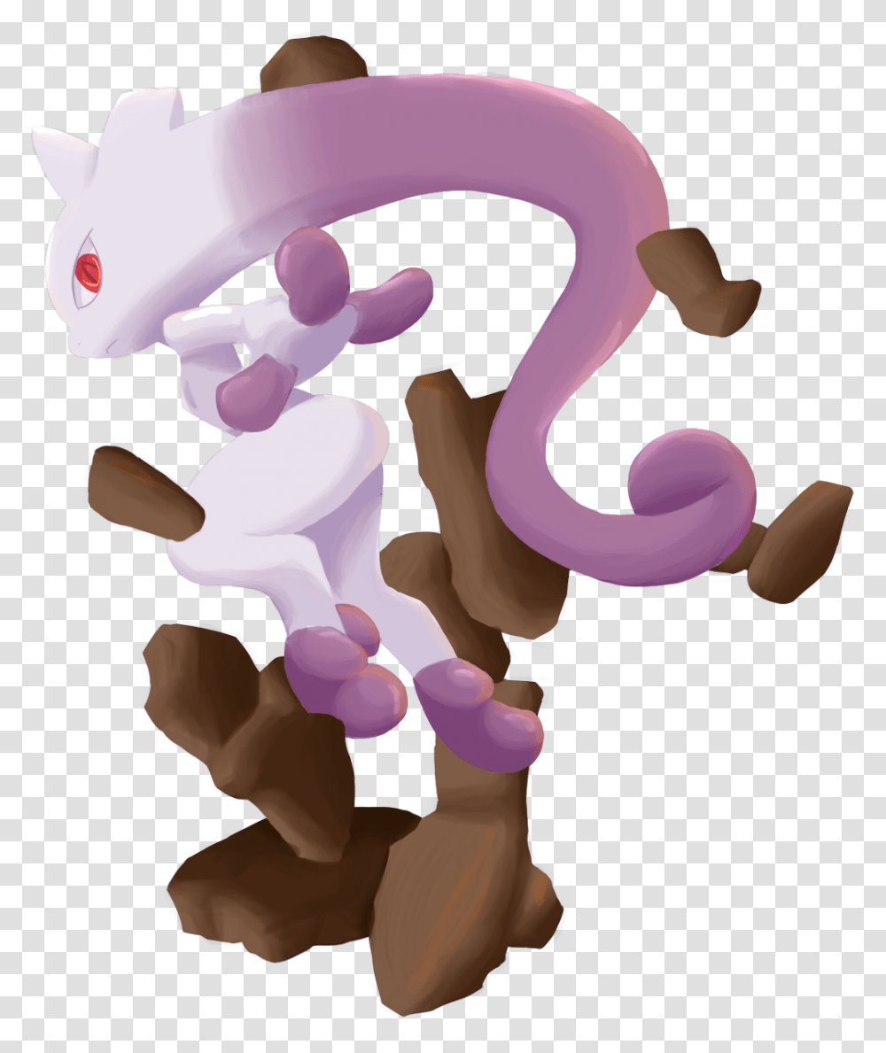 Mega Mewtwo Y Weasyl Fictional Character, Graphics, Art, Pattern, Floral Design Transparent Png