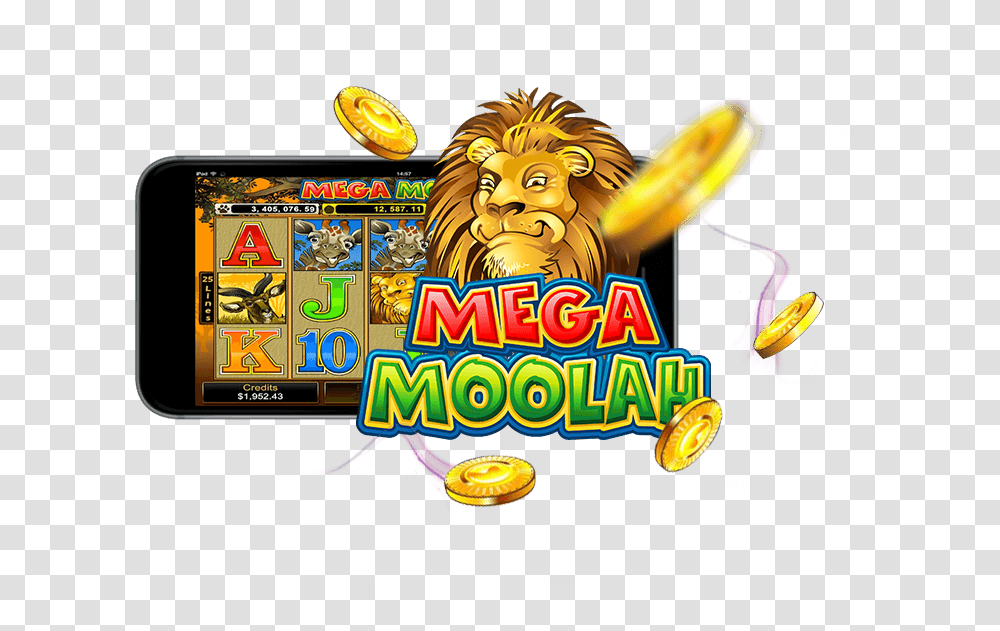 Mega Moolah Welcome Mega Moolah Slot, Flyer, Brochure, Gambling, Game Transparent Png