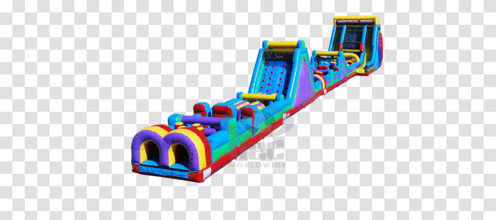 Mega Obstacle Course Combo Watermark Mega Obstacle Course, Toy, Inflatable, Slide Transparent Png