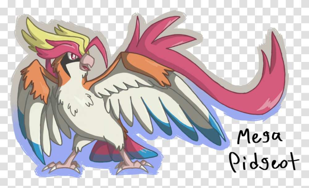 Mega Pidgeot By Https Eagle, Animal, Bird, Pelican, Horse Transparent Png
