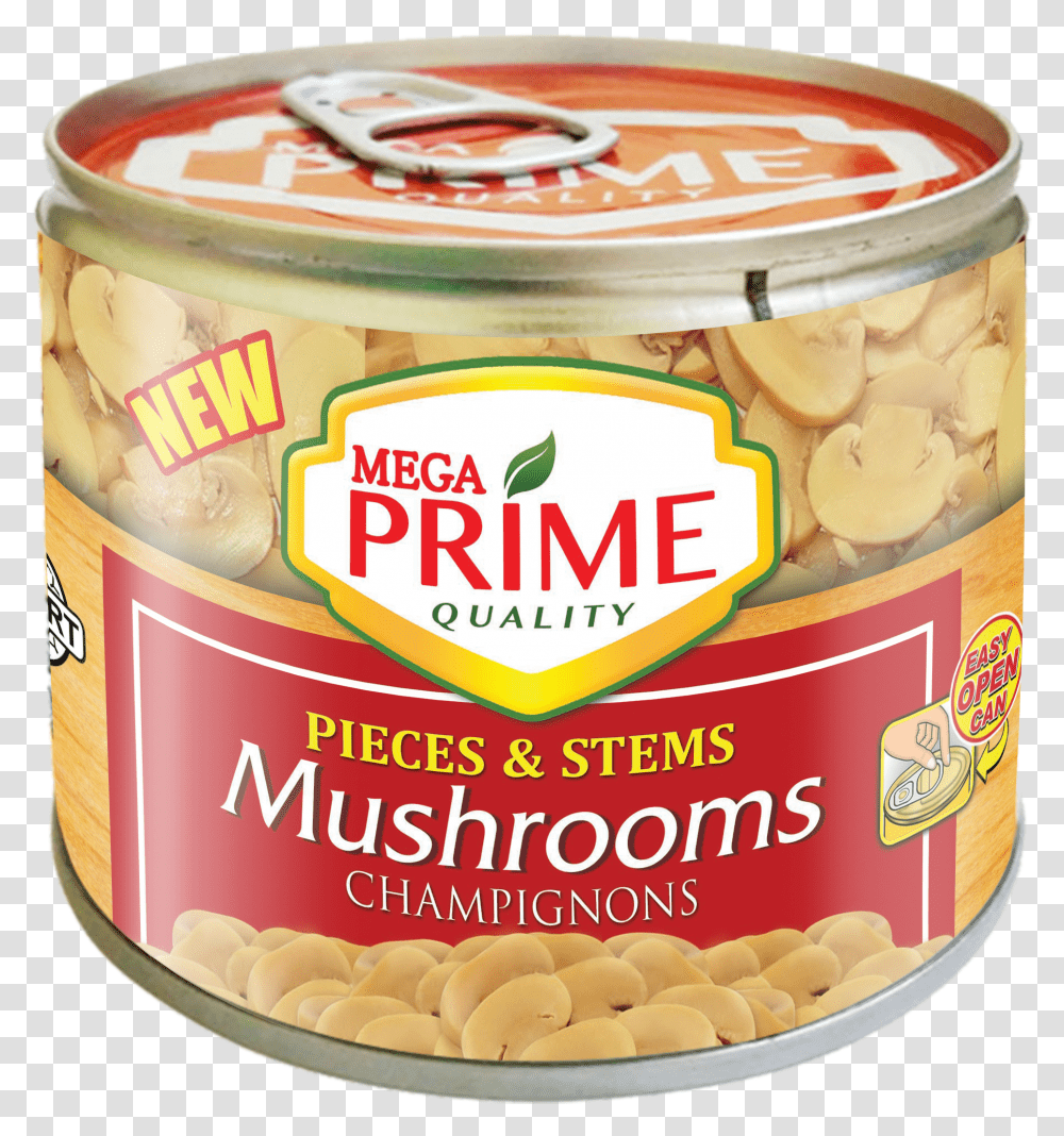 Mega Prime Pieces And Stems Mushrooms 198g Convenience Food Transparent Png
