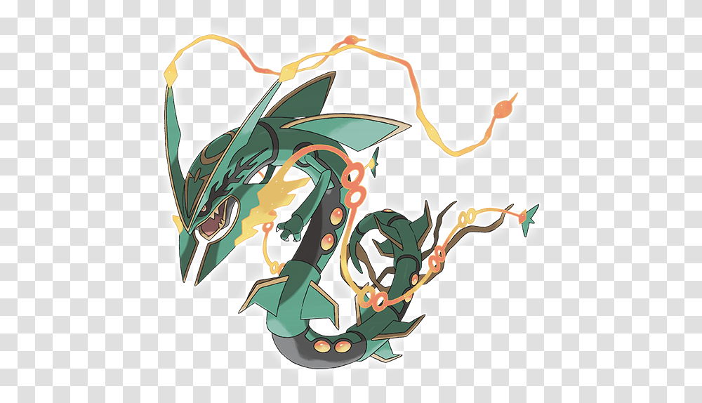 Mega Rayquaza, Dragon Transparent Png