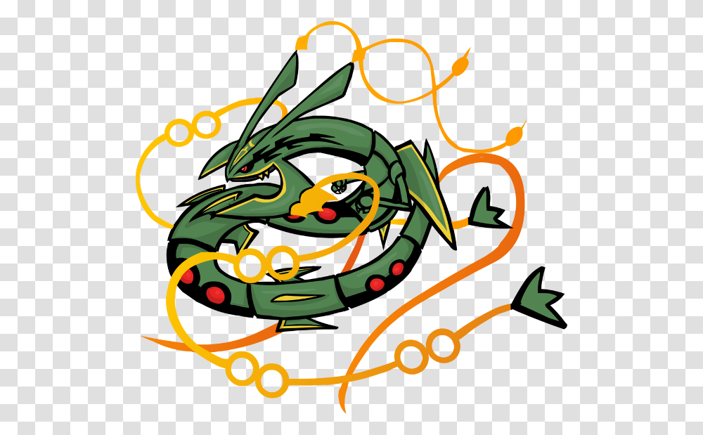 Mega Rayquaza Fan Art Gallery, Floral Design, Pattern Transparent Png