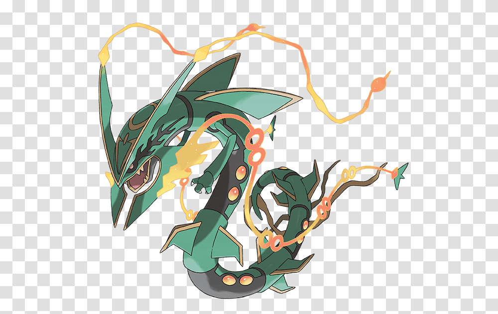 Mega Rayquaza Primal Groudon, Dragon Transparent Png