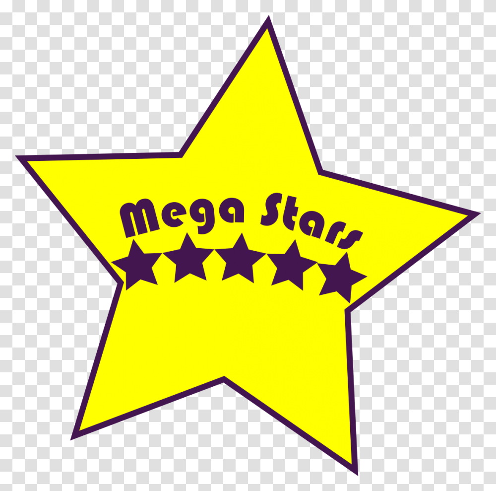 Mega Stars Logo, Star Symbol, Outdoors Transparent Png