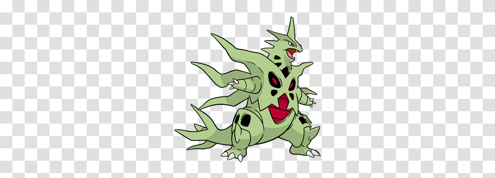 Mega Tyranitar Flavor, Dragon, Painting, Amphibian Transparent Png