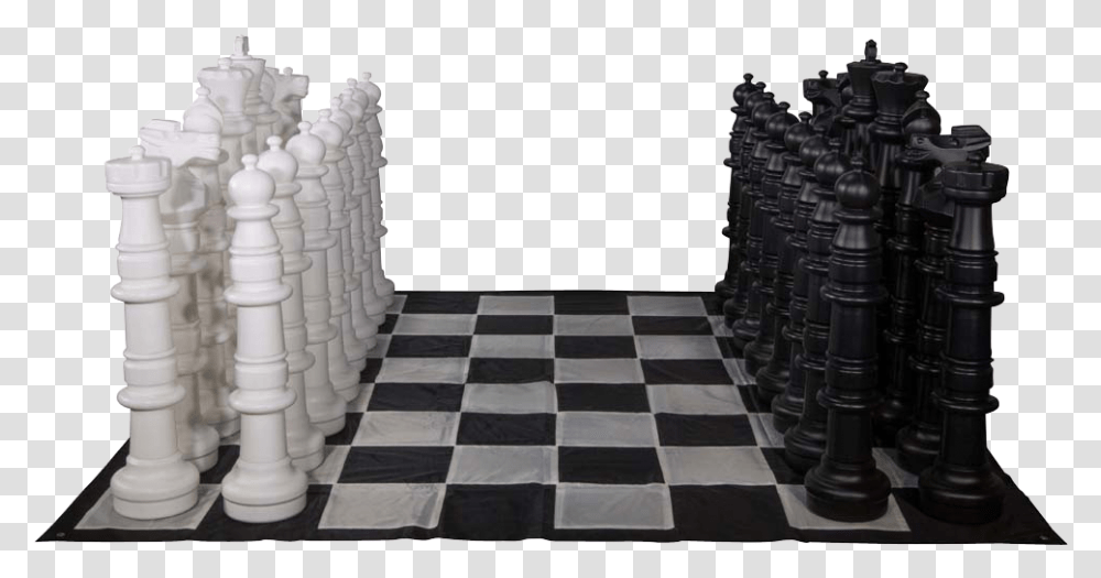 Megachess 49 Inch Giant Plastic Chess Set Chess, Game Transparent Png