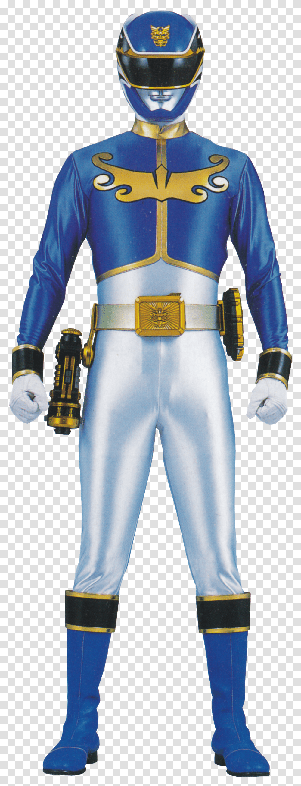 Megaforce Noah Carver 01 Blue Megaforce Ranger, Costume, Person, Helmet Transparent Png