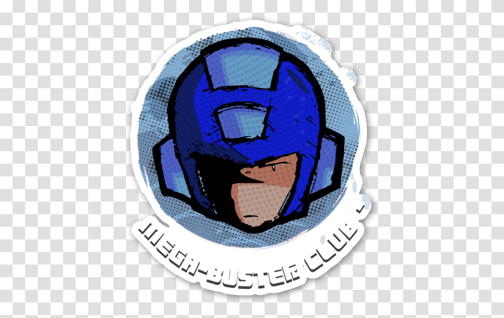 Megaman Sticker Emblem, Helmet, Logo Transparent Png