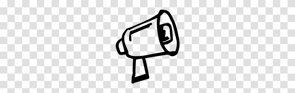 Megaphone Icon Myiconfinder, Gray, World Of Warcraft Transparent Png