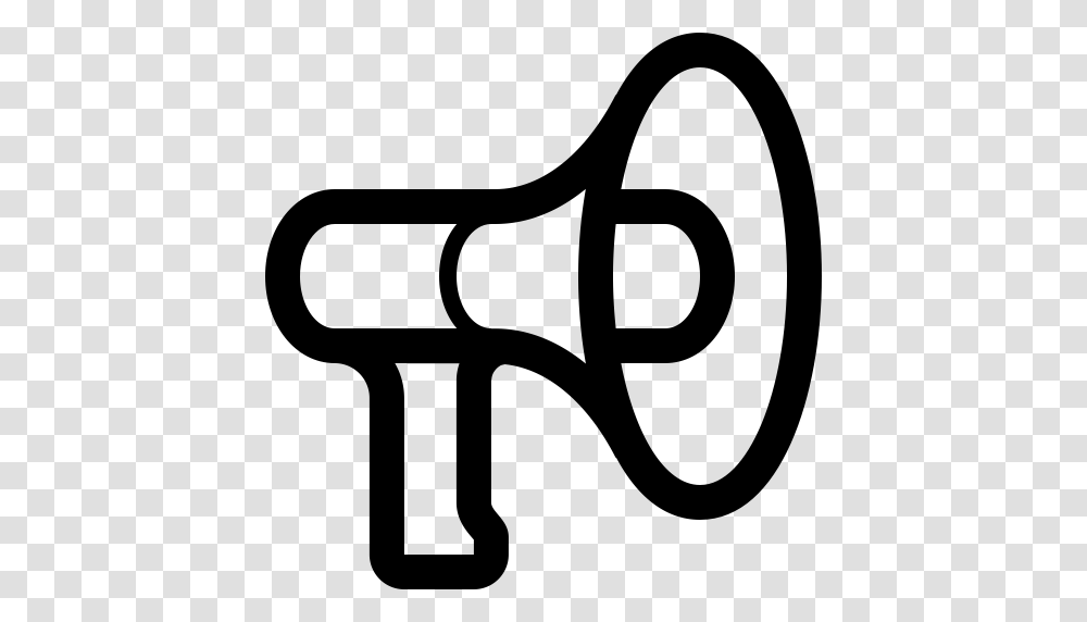 Megaphone Icon With And Vector Format For Free Unlimited, Gray, World Of Warcraft Transparent Png