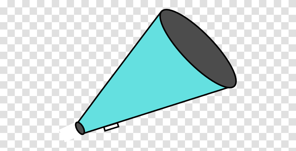 Megaphone Teal Clip Art, Triangle, Cone Transparent Png