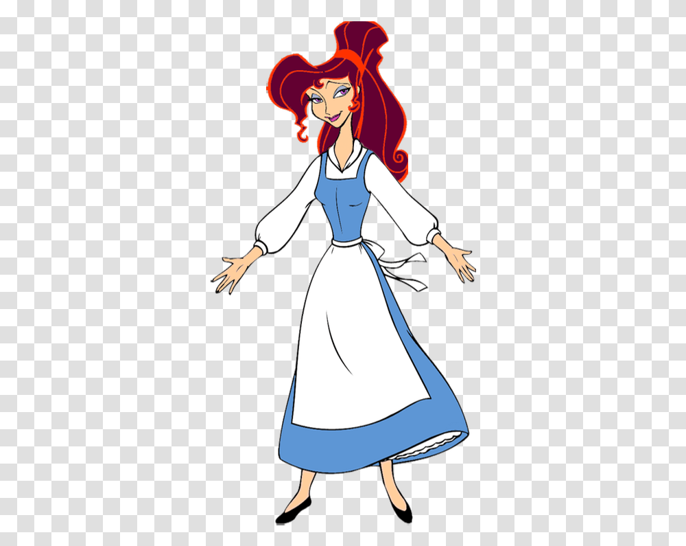 Megara Belle From Beauty And The Beast Modern, Person, Human, Apparel Transparent Png