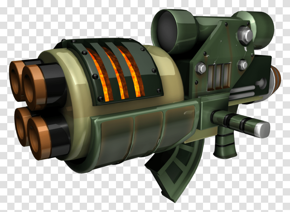 Megarocket Cannon Render Minirocket Tube Ratchet And Clank, Weapon, Weaponry, Toy, Gun Transparent Png