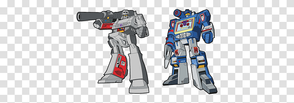 Megatron X Soundwave Retro Pin Set Transformers 2021, Robot, Toy Transparent Png