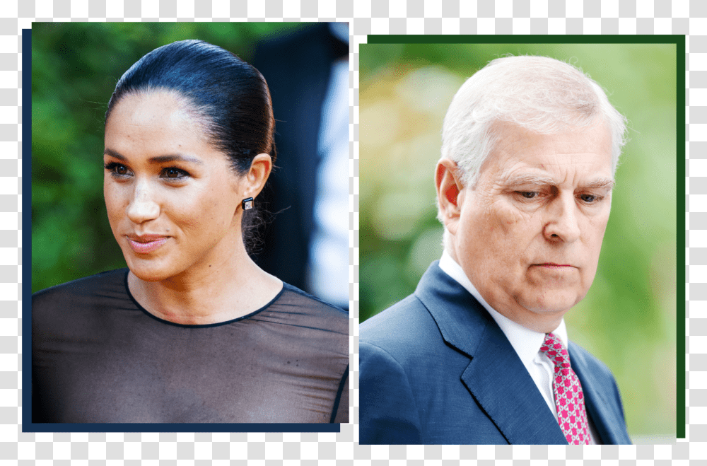 Meghan Markle And Prince Andrew Prince Andrew Pedophile, Tie, Accessories, Face, Person Transparent Png