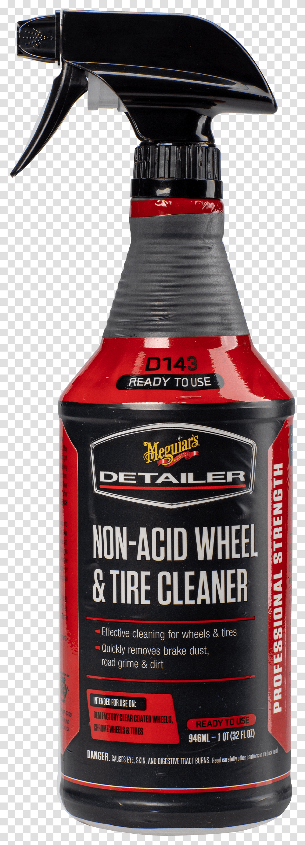Meguiars Non Acid Wheel Amp Tire Cleaner Clean Tires Bottle, Tin, Beer, Alcohol, Beverage Transparent Png