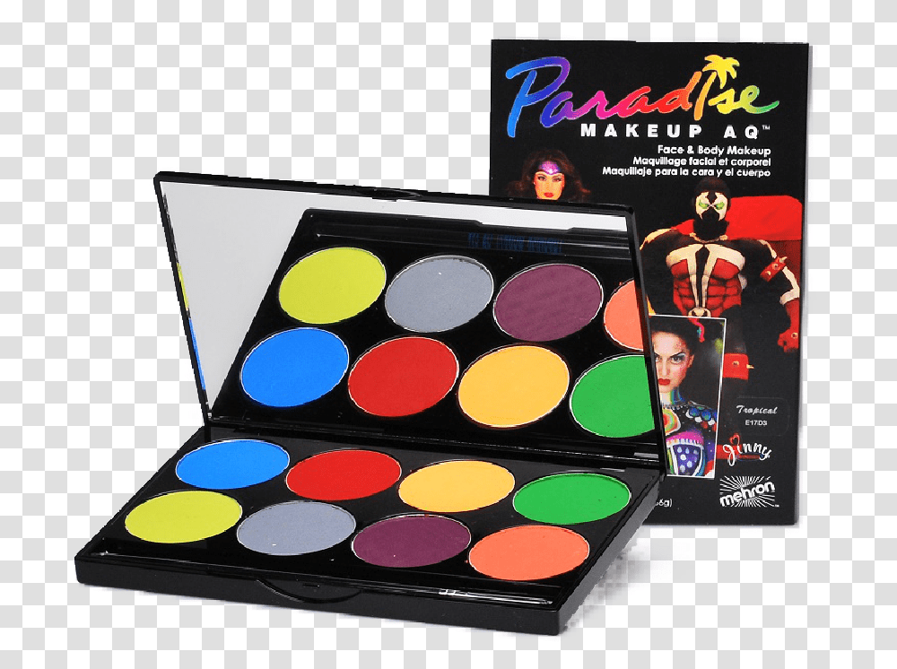 Mehron Paradise Makeup 8 Color PaletteClass Lazyload Paradise Makeup, Paint Container, Person, Human, Cosmetics Transparent Png