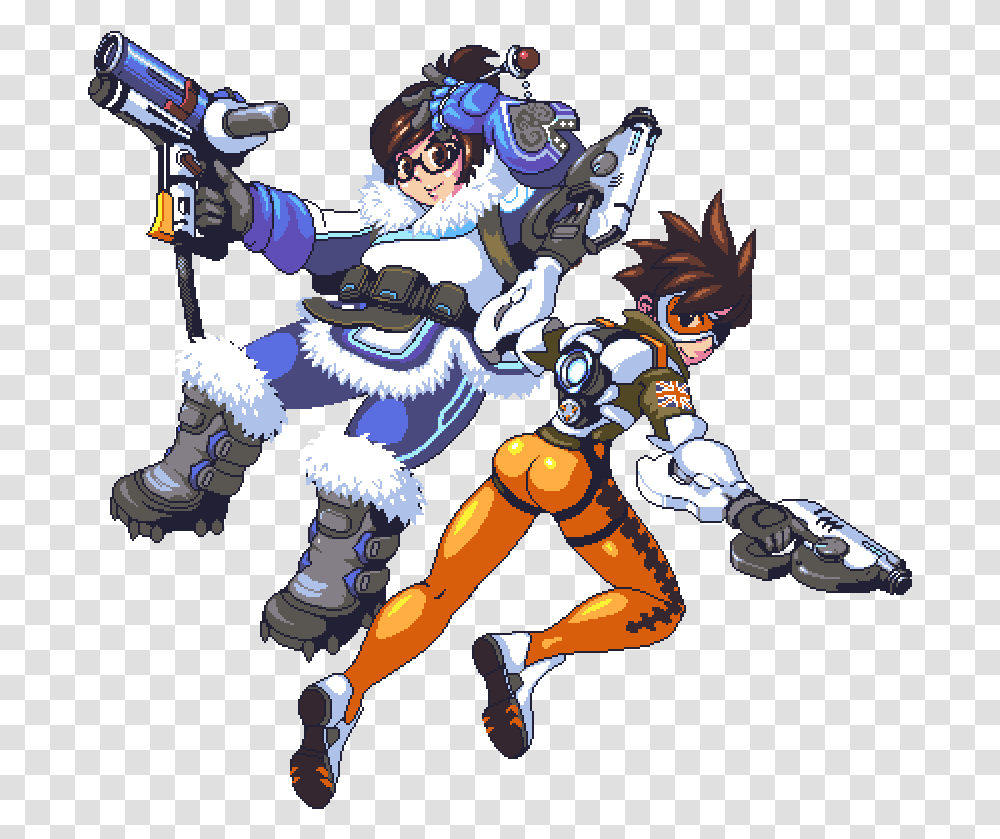 Mei And Tracer, Person, Costume, People Transparent Png