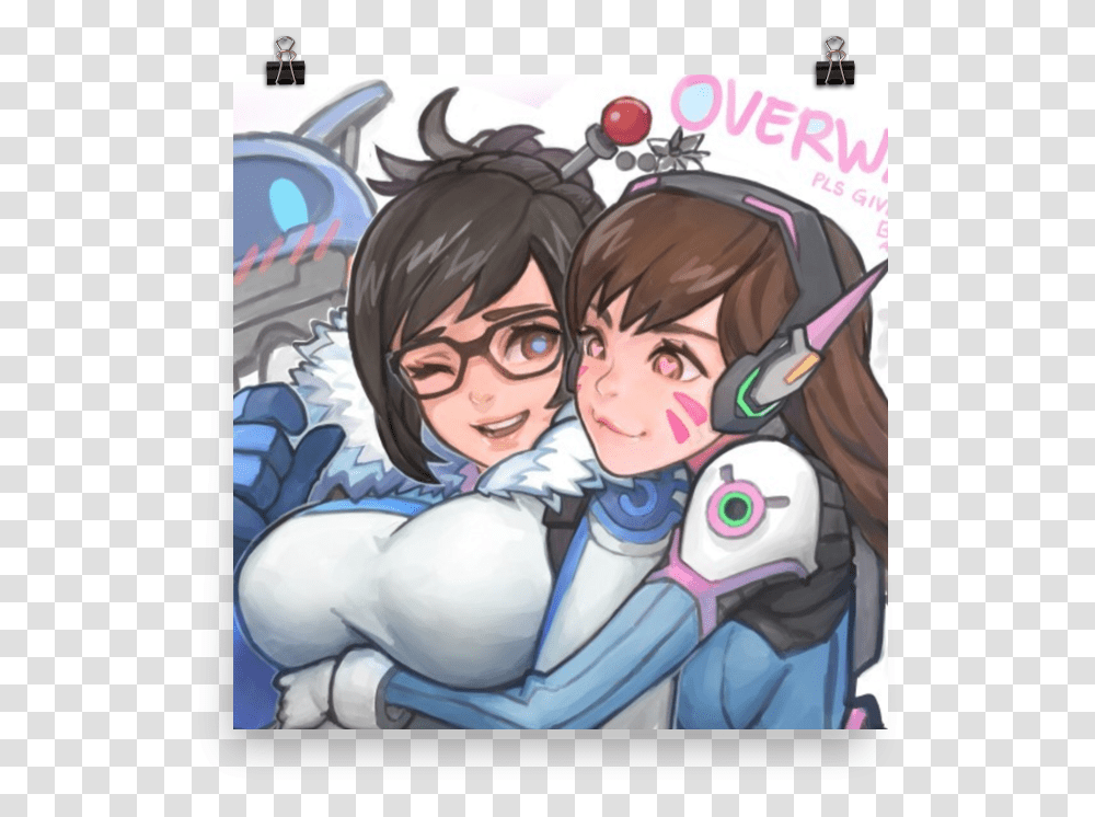 Mei D Va Fanart, Comics, Book, Manga, Person Transparent Png