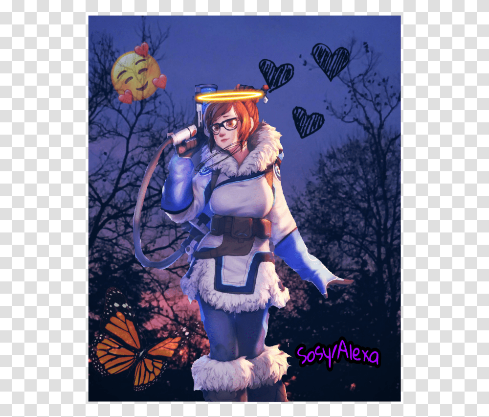 Mei Meioverwatch Overwatch Butterfly, Person, Comics, Book, Manga Transparent Png