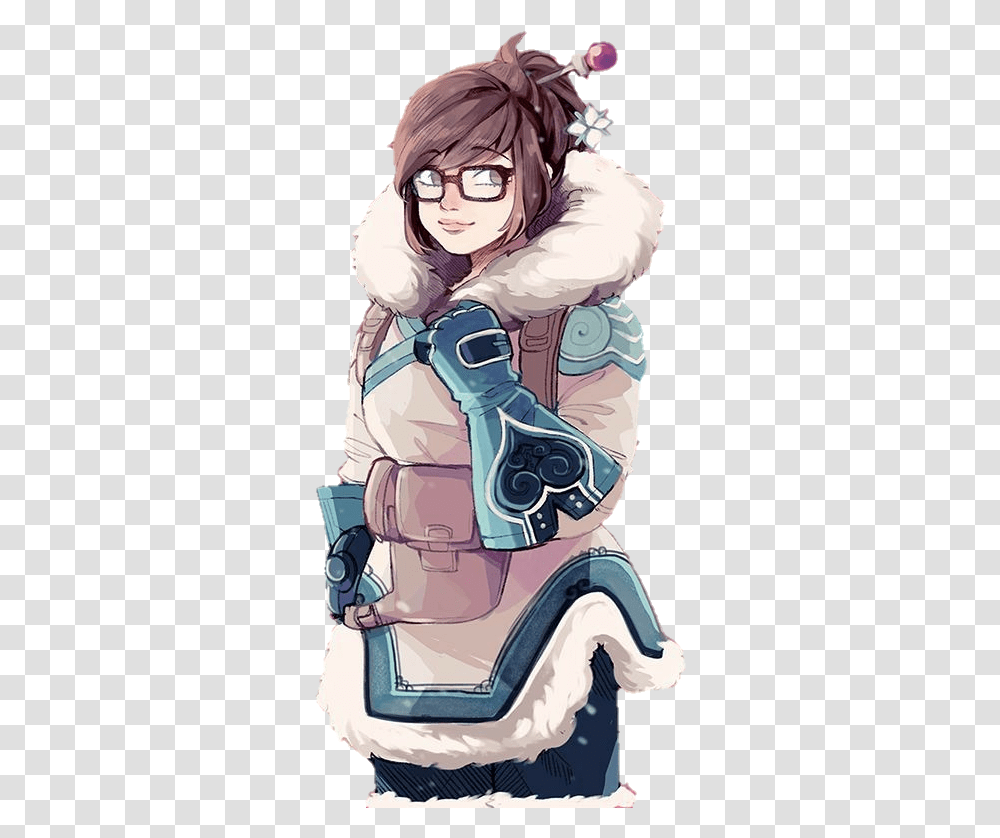 Mei Overwatch A Mei Zing Defense Game Satan Mei Overwatch, Person, Costume, Comics, Book Transparent Png
