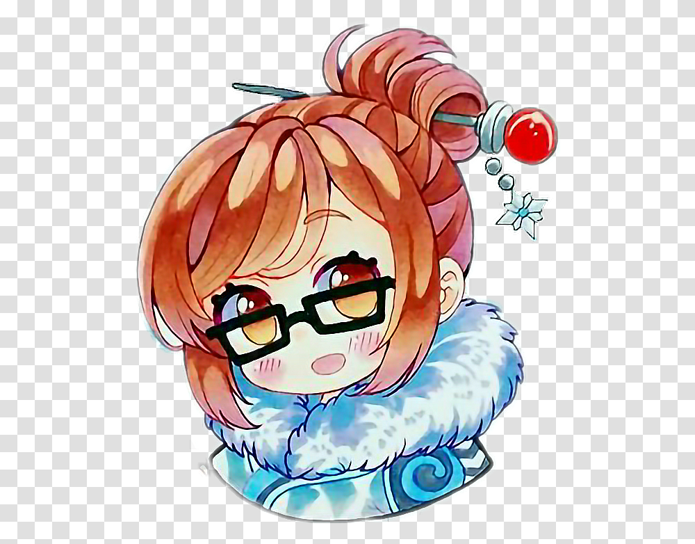 Mei Overwatch Cold Dibujo, Comics, Book, Manga, Sunglasses Transparent Png