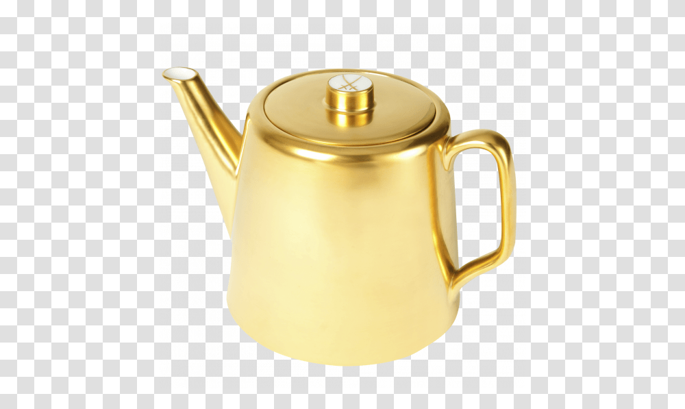 Meissen Cosmopolitan Gold Teapot, Pottery, Shaker, Bottle, Lamp Transparent Png