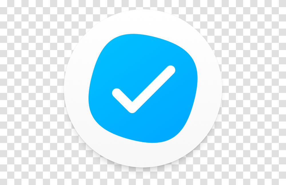 Meistertask Blue Right Mark, Symbol, Text, Logo, Trademark Transparent Png