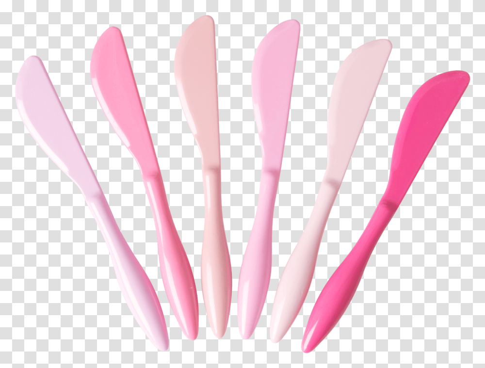 Melamine Butter Knife 50 Shades Of Pink Knife, Cutlery, Spoon, Fork, Brush Transparent Png