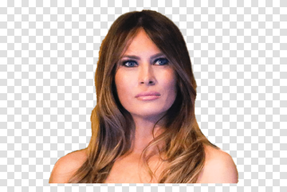 Melania Trump Looking Up White House Easter Egg Roll Melania, Face, Person, Female Transparent Png