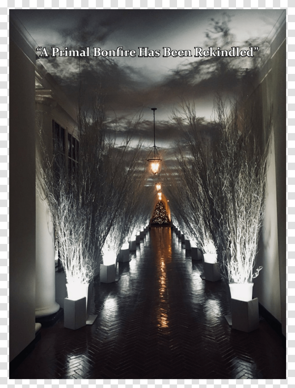 Melania White House Christmas Decorations, Corridor, Flooring, Interior Design, Indoors Transparent Png