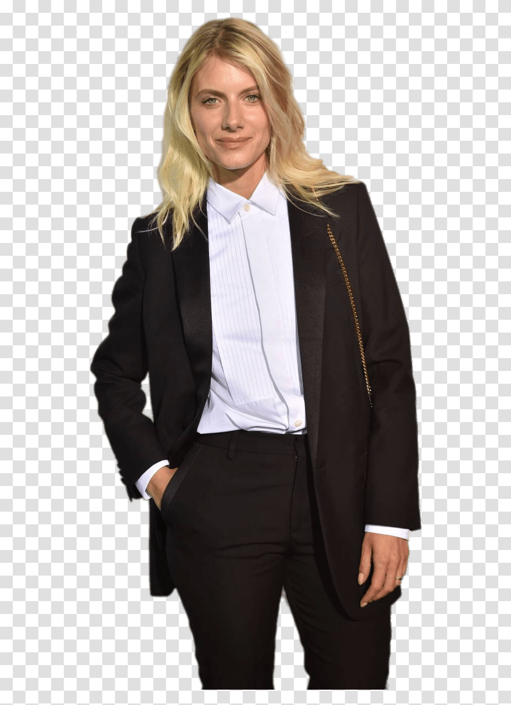Melanie Laurent Tuxedo Mlanie Laurent, Suit, Overcoat, Person Transparent Png